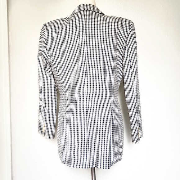 RALPH LAUREN Gingham Single Breasted Blazer - Picture 2 of 9